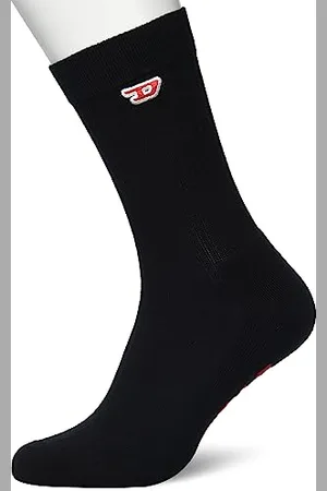 Diesel _SKM-RAY CALZINO_SOCKS_Black_M