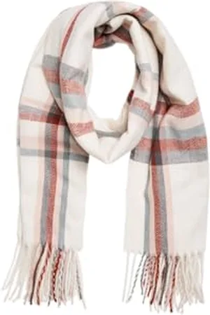 VERO MODA VMellen Woven Scarf GA Noos Scarf, Birch/Detail: Balsam Gre/Fired BRI/Asphalt/Misty, One Size, , One Size