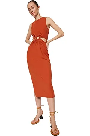 Trendyol Woman Midi Bodycon Slim fit Knit Dress, ,M