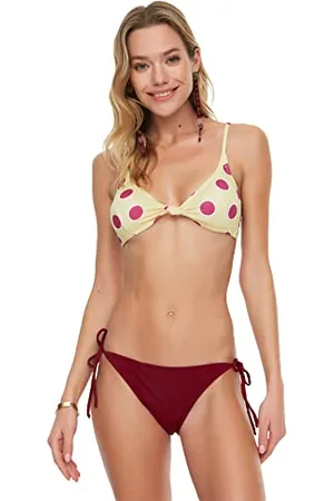 Trendyol Women Normal Waist Normal Trotter Classical Bikini Bottom