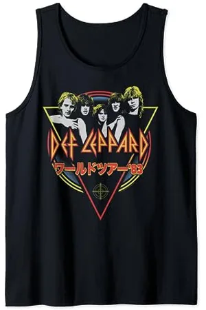 Def Leppard Japanese Pyromania Tank Top