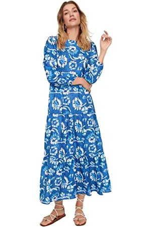 Trendyol Women Modest Maxi Basic Regular Woven Modest Dresses