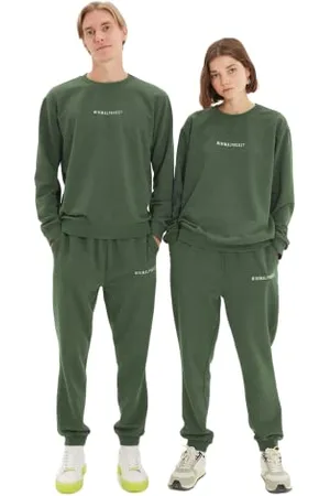 Trendyol Man Unisex Normal Waist Elastic Cuff Regular Tracksuit Bottoms