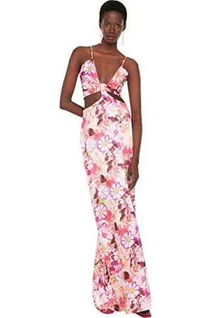 Trendyol FeMan Maxi Bodycon Regular fit Woven Evening Dress