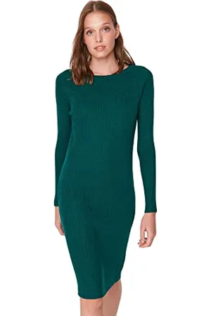 Trendyol Women Midi Bodycon Fitted Knitwear Dress
