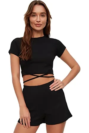 Trendyol FeMan Loungewear Regular fit Basic Crew Neck Knit Blouse