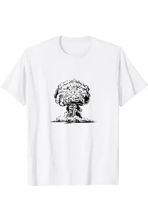 Tshirt Shirt T-Shirt Pullover Hoodie Sweater Style Nuclear Explosive Mushroom Mobile Phone Case T Shirt Atomic Bomb T-Shirt