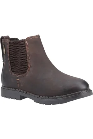 Hush Puppies Mini Preston Leather Boots, , 1 UK Child