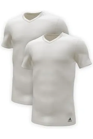 adidas Mens t shirt V-Neck (pack of 2) - t shirts for men (sizes S - 3XL) - comfortable tshirt men