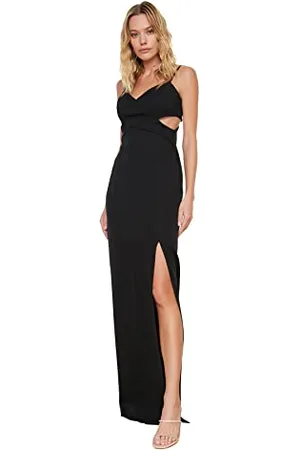 Trendyol Women Glam Maxi Shift Regular fit Woven Evening Dress