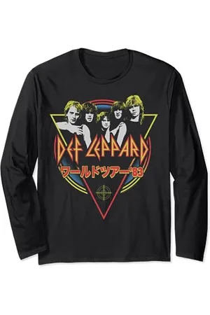 Def Leppard Japanese Pyromania Long Sleeve T-Shirt