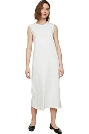 Trendyol Women Modest Maxi Basic Regular fit Knitted Dress