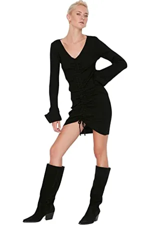 Trendyol Women Midi Sweater Dress Slim fit Knitwear Dress