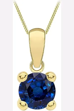 Amazon 9ct Gold September Birthstone Pendant Necklace (previously Amazon Collection)