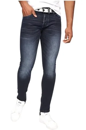 Crosshatch Mens Essentials Barbeck Classic Slim Fit Jeans( -W38/32L)