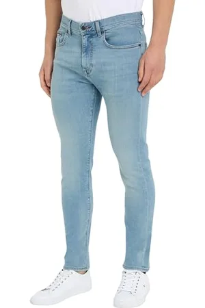 Tommy Hilfiger Men Slim Bleecker Pstr Bennet Blue Denim Pants, Denim, 36/36