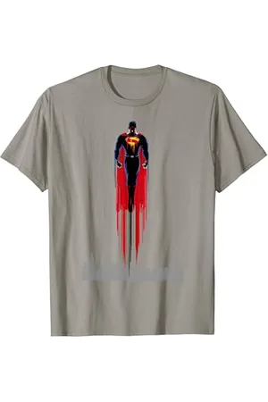 Superman Man of Steel Red Streak T-Shirt