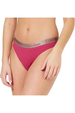 Calvin Klein Women Bikini Shape Briefs Stretch Cotton, Multicolor (Red Bud), XS