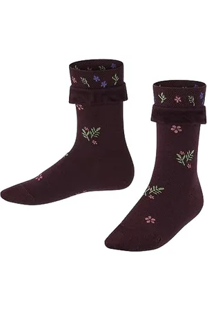 Falke Unisex Kids Country Flower Socks, Cotton Wool, , 5.5-8 (1 Pair)