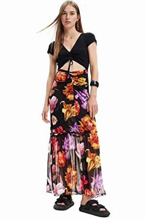 Desigual Christian Lacroix Combination Floral Maxi Dress 23SWVK36