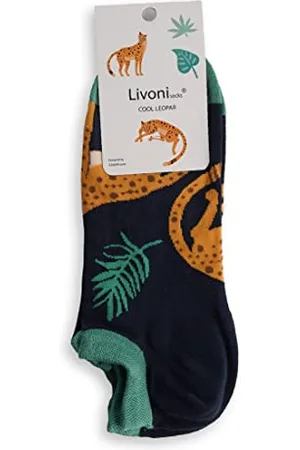 Livoni Cool Leopard Low Socks 43-46, , L