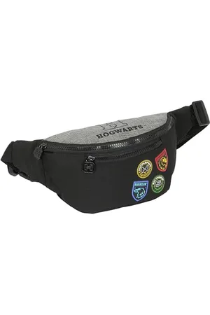 Safta Harry Potter House of Champions – Waist Bag with External Pocket, Ideal for Young People and Children of Different Ages, Comfortable and Versatile, Quality and Resistance, 23 x 9 x 12 cm, Melange
