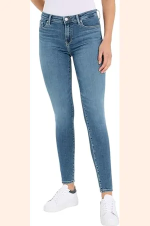 Tommy Hilfiger Women Th Flex Como Skinny Rw Mel Denim Pants, Denim, 31W / 28L