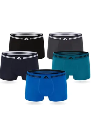 FM London Mens Super Soft Bamboo (5-pack) Boxer Shorts, , XL UK