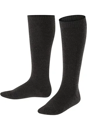 Falke Unisex Kids Comfort Wool K Kh Thick Warm Long Plain 1 Pair Knee-High Socks, , 9-11.5