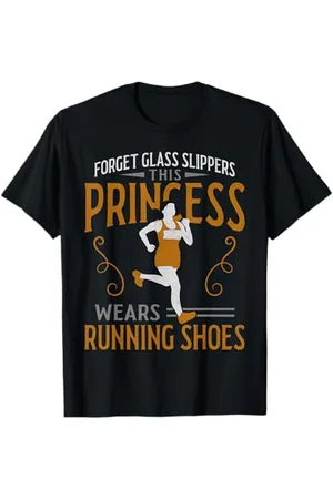 Funny Running Jogging Jogger DA0 Running Runner Half Marathon Girl Female Runner Forget Glass T-Shirt
