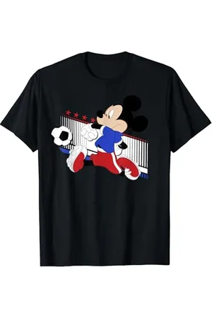 Disney Mickey Mouse French Soccer Uniform Portrait T-Shirt