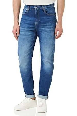 Calvin Klein Calvin Klein Men’s Mid Rise Slim Taper Jeans, Blue (Denim Dark), 30W/30L