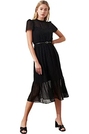Trendyol Women Midi A-line Regular fit Woven Dress