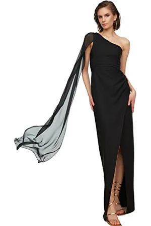 Trendyol Women Maxi A-line Slim Woven Evening Dress