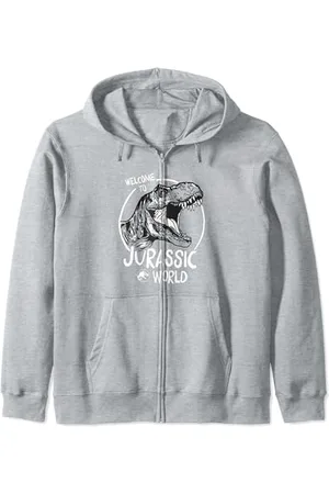 Jurassic World Dominion Welcome To Retro Logo Zip Hoodie