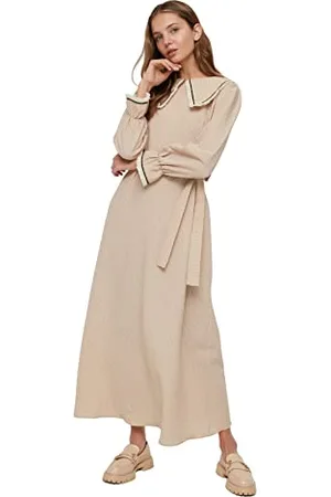 Trendyol Women Modest Maxi Basic Regular Woven Modest Dresses