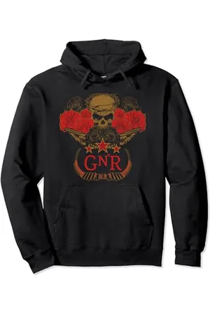 Guns N´Roses Official Euro Skull Pullover Hoodie
