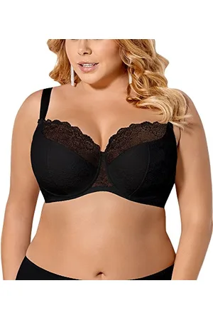 Gorsenia K357 Blanca Underwired Semi Padded Bra Lace Made in EU, ,36G