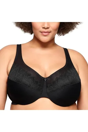 Glamorise Full Figure Plus Size Wonderwire Minimizer Bra Underwire #9003
