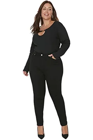 Trendyol FeMan Plus Size High Waist Skinny fit Plus Size Jeans