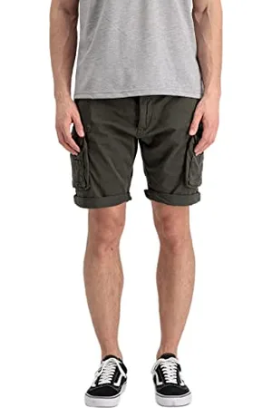 Alpha Industries Crew Short Mens Cargo, Greyblack, 24