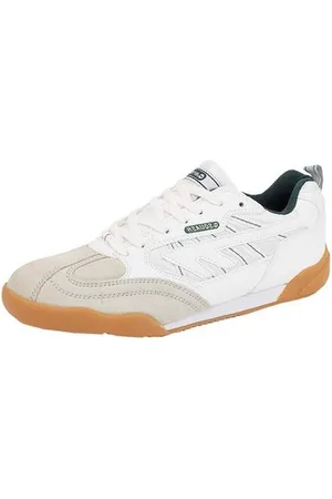 Hi-Tec Unisex Squash Classic shoes, White Pu Suede Leather, 3 UK