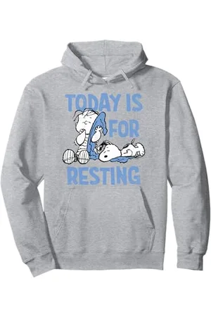 Peanuts Snoopy And Linus Today Is For Resting Pullover Hoodie