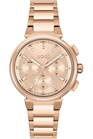 HUGO BOSS Analogue Multifunction Quartz Watch for Women with Colored Stainless Steel Bracelet - 1502678