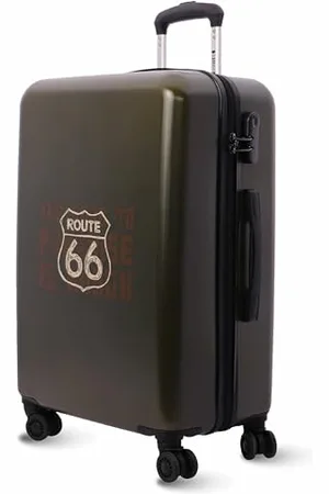 Route 66 Cabin Suitcase 55 x 40 x 20 (Extendable) – 33L – Ryanair Cabin Luggage – Airline Compatible – Lightweight and Hard Carry Case – 4 Wheels, , 66x44x24 cm, Medium