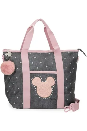 Disney Joumma Mickey Studs Laptop Bag Black 45.5x32x16.5cm Polyester, , Laptop Bag