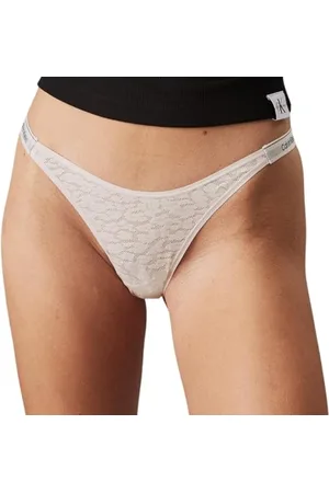 Calvin Klein Women’s 5 Pack Dipped Thongs, Beige (Jnbrry/Pr Pch/Subd/Deep Mauve/Syrah), S