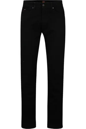 HUGO BOSS Mens Maine Jeans Black 38W / 34L