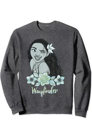 Disney Moana Turquoise Flower Wayfinder Sweatshirt