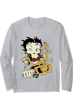 Betty Boop Ez Rider Betty Long Sleeve T-Shirt